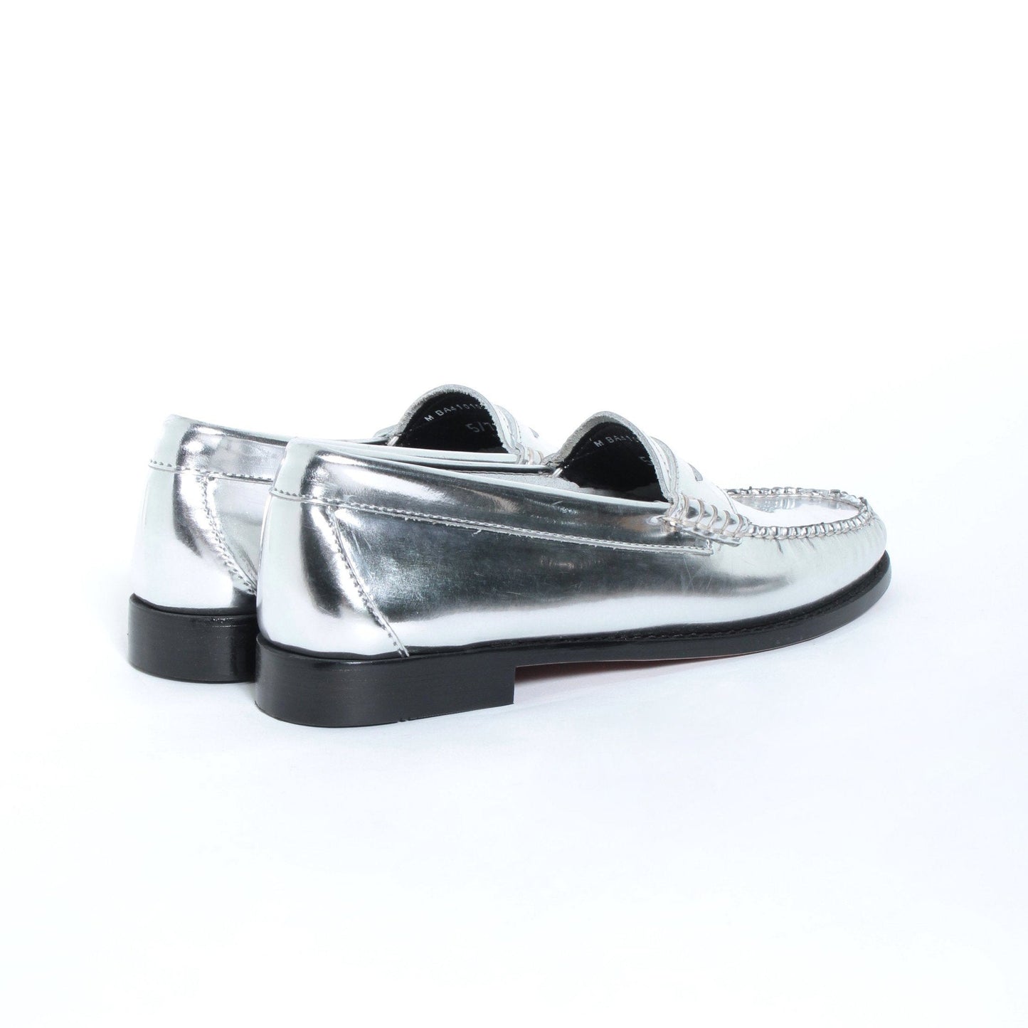 BA41010 / LTHR / SILVER / LEATHERSOLE / US7.0(24.5cm)