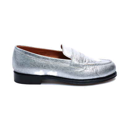 98998 / PINATEX / SILVER / LEATHER SOLE / UK7.5(26.5cm)