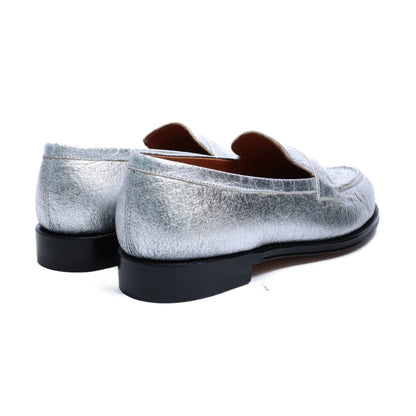 98998 / PINATEX / SILVER / LEATHER SOLE / UK7.5(26.5cm)