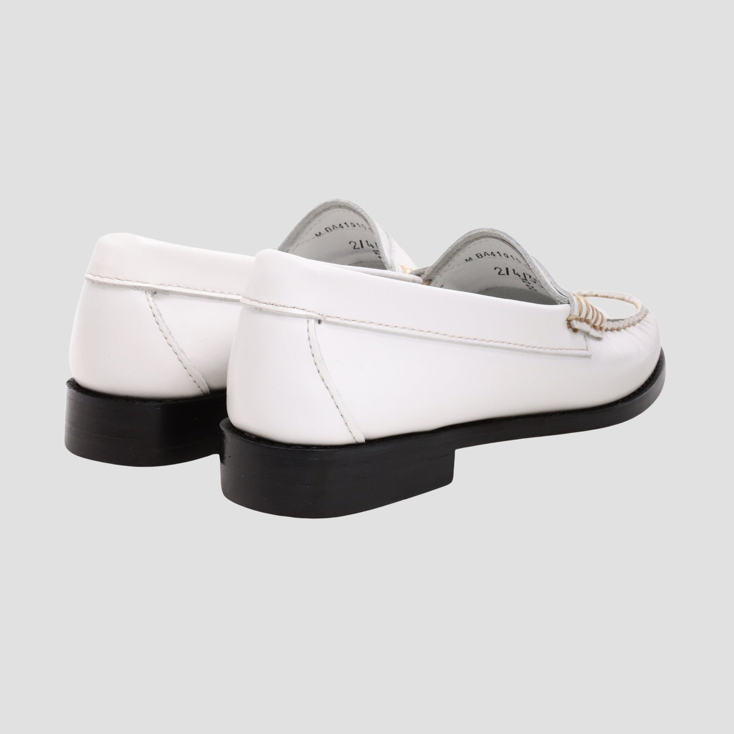 BA41010 / LTHR / WHITE / LEATHER SOLE / US4.0(21.5cm)