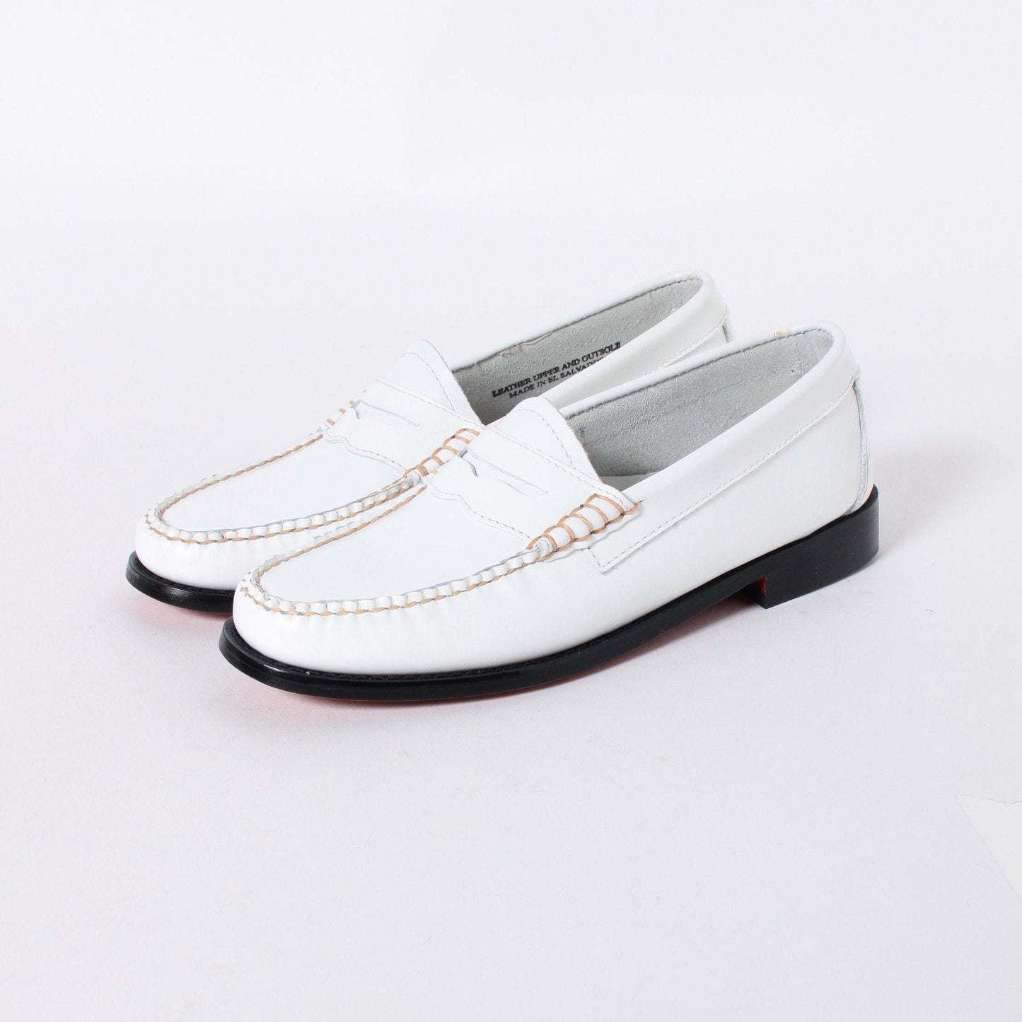 BA41010 / LTHR / WHITE / LEATHER SOLE / US7.0(24.5cm)