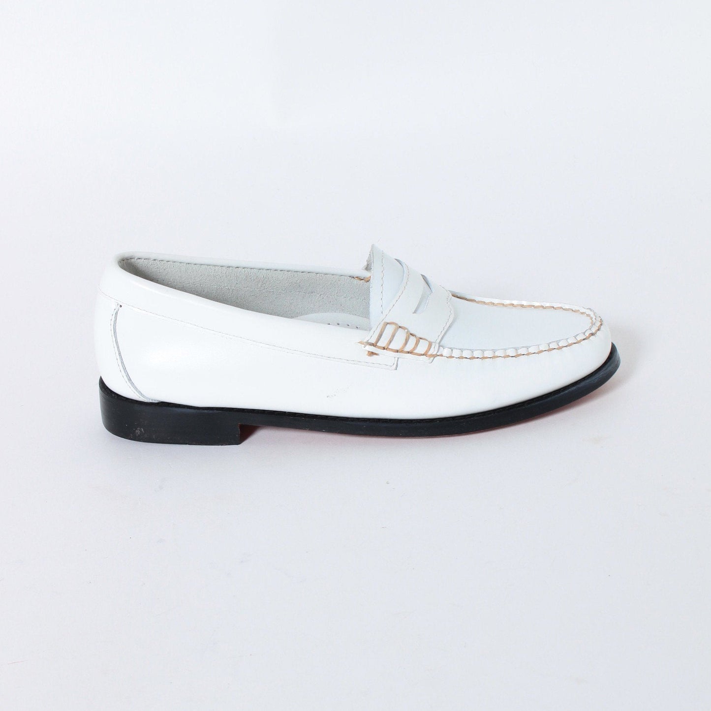 BA41010 / LTHR / WHITE / LEATHER SOLE / US7.0(24.5cm)