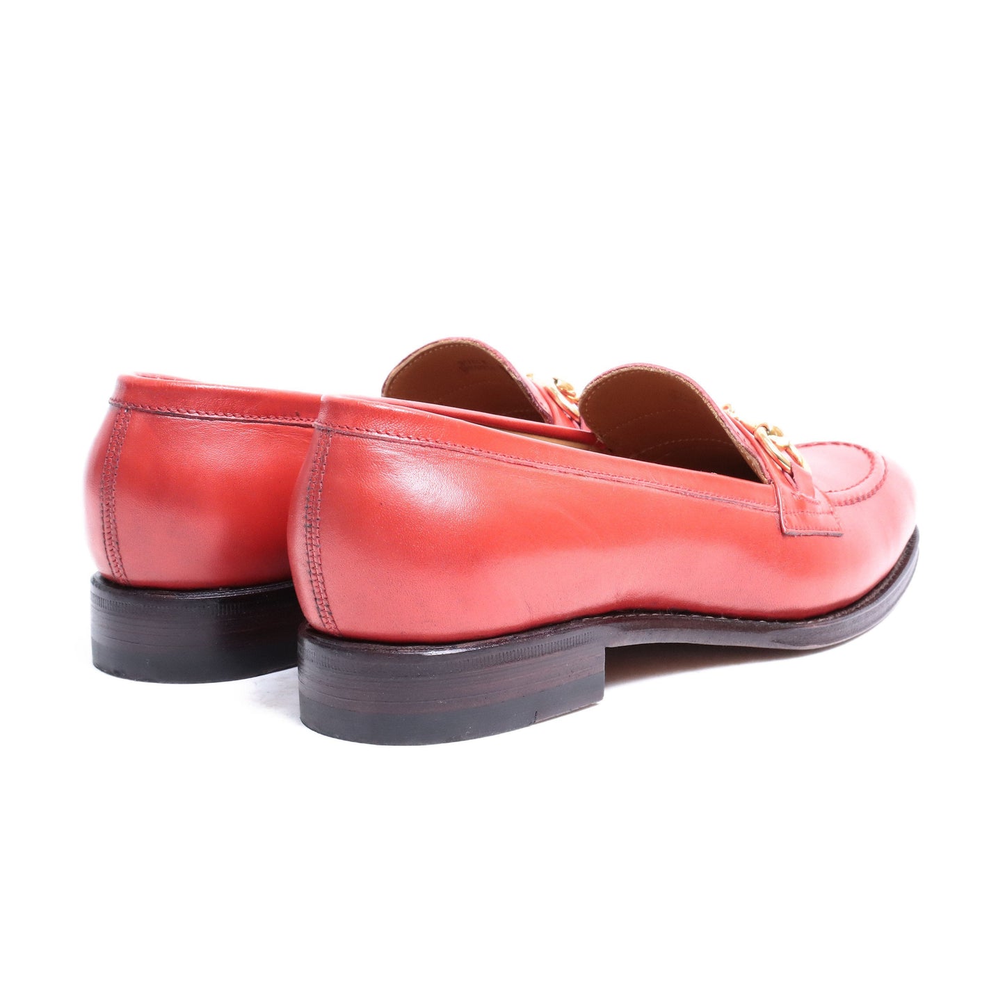 98689 / CALF / RED / LEATHER SOLE / UK5.0(24.0cm)